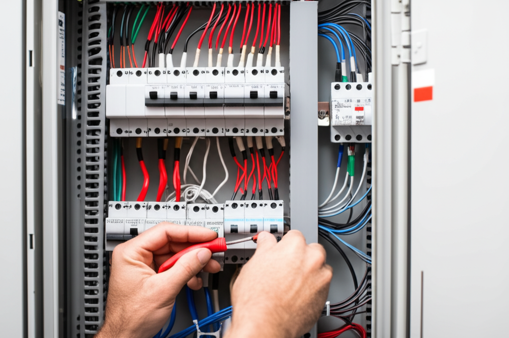 Professional electrician